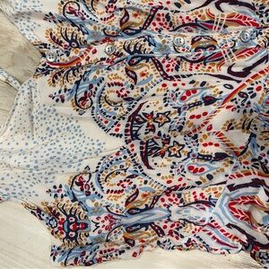 Bohemian Paisley Print Top